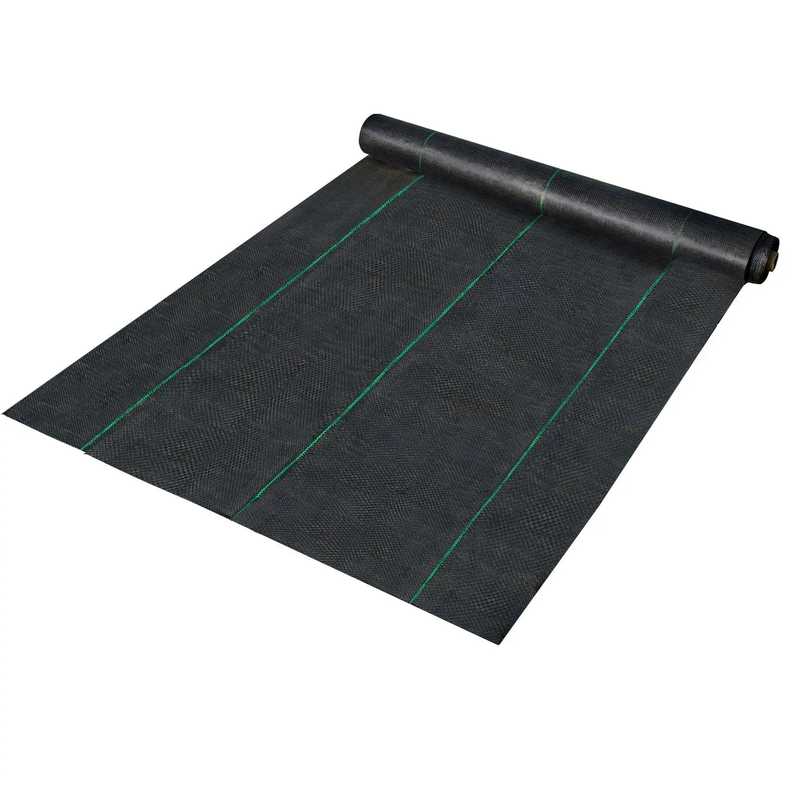 【Summerfinds】VEVOR Premium Weed Barrier Fabric Heavy Duty, Woven Weed Control Fabric, High Permeability Good for Flower Bed, Geotextile Fabric for Underlayment, Polyethylene Ground Cover