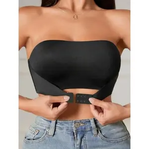 2026 NEW Women's Strapless Seamless Front Button Bra Wireless No Padding Smooth Fit Easy On Off Support for Daily Wear & Layering