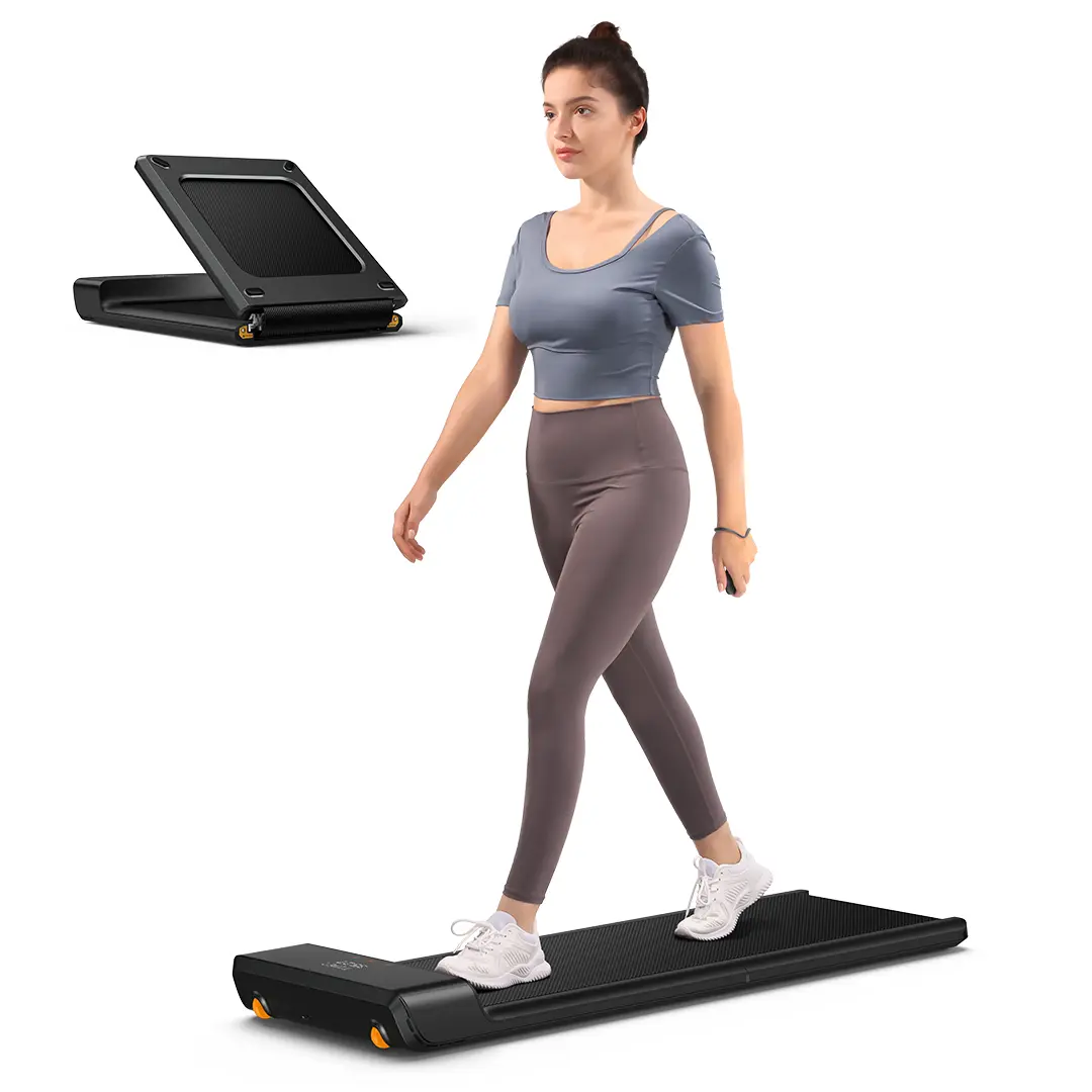 WalkingPad A1 Plus Heavy-Duty Folding Walking Treadmill - 300 lb Capacity Home Gym Indoor Walking Pad Treadmill, Full Body-Fold Portable Walking Machine, Adaptive Speed Control, No Assembly for Home & Office, Folding Walking Treadmills