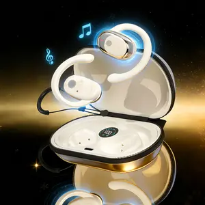 NEW M75-Wireless Earbuds Bluetooth Headphones Playback Ear Buds Power Display with Noise Canceling Mic Headsets for Sports Workout Running Black Audio Electronic