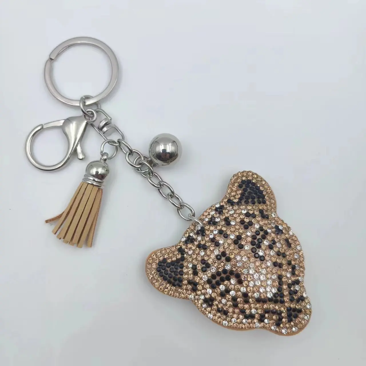 [CC SHOP] [Soft KeyChains Collection] Bling Bag Charm with keychain,Fashion Accessory For Keys,Purse,Backpack decor keychain bag keychain charms cherry