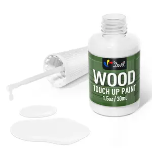 Wood Touch Up Paint - 1.5 Oz Quick-Dry Paint Pen for Scratches, Chips and Spots on Furniture, Cabinets, Doors, Tables, and Dressers