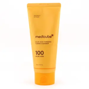 Medicube Kojic Acid Turmeric Toning Cleanser (120g) - Gentle Facial Cleanser for Daily Facial Cleansing, Radiant Skin Brightener