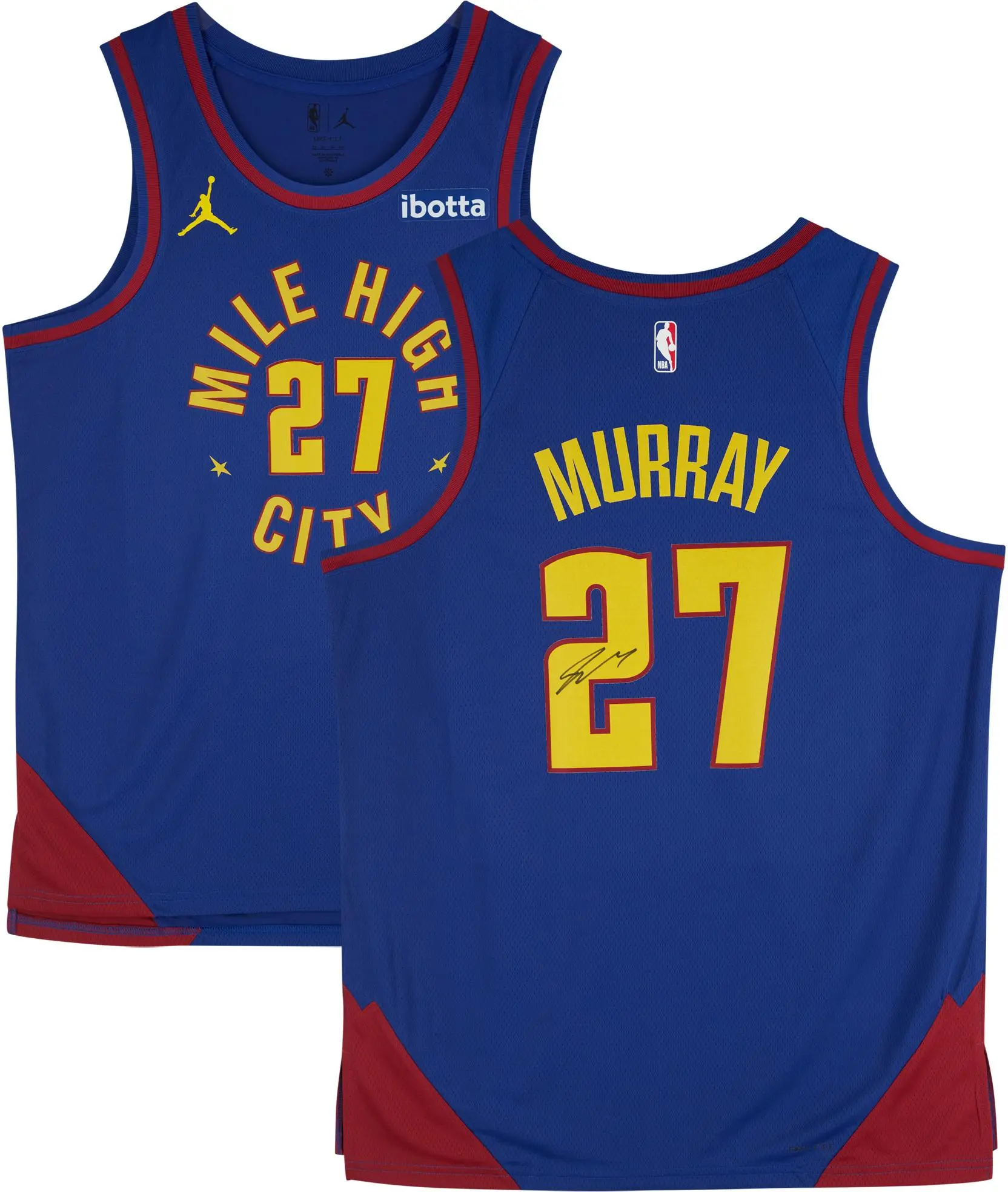 Jamal Murray Denver Nuggets Autographed Blue Jordan Brand 2022-2023 Statement Edition Jersey - Fanatics Authentic Certified