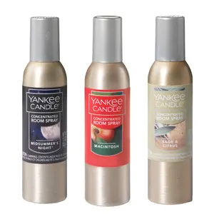 Yankee Candle Concentrated Air Freshener Room Spray Summer Evening Variety Pack, Odor Eliminator for Home, Bathroom, 1.5 Oz (Pack of 3)