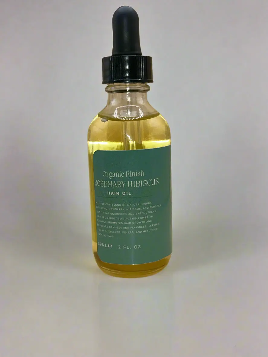 Rosemary Hibiscus Blend Hair Oil 2OZ Nourishing Soothing Haircare