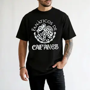 Caifanes Rock Band Fan T-Shirt - Fanáticos De Caifanes Graphic Tee T Shirt Sweatshirt Hoodie Unisex Casual Streetwear Trendy Top for Men for Women