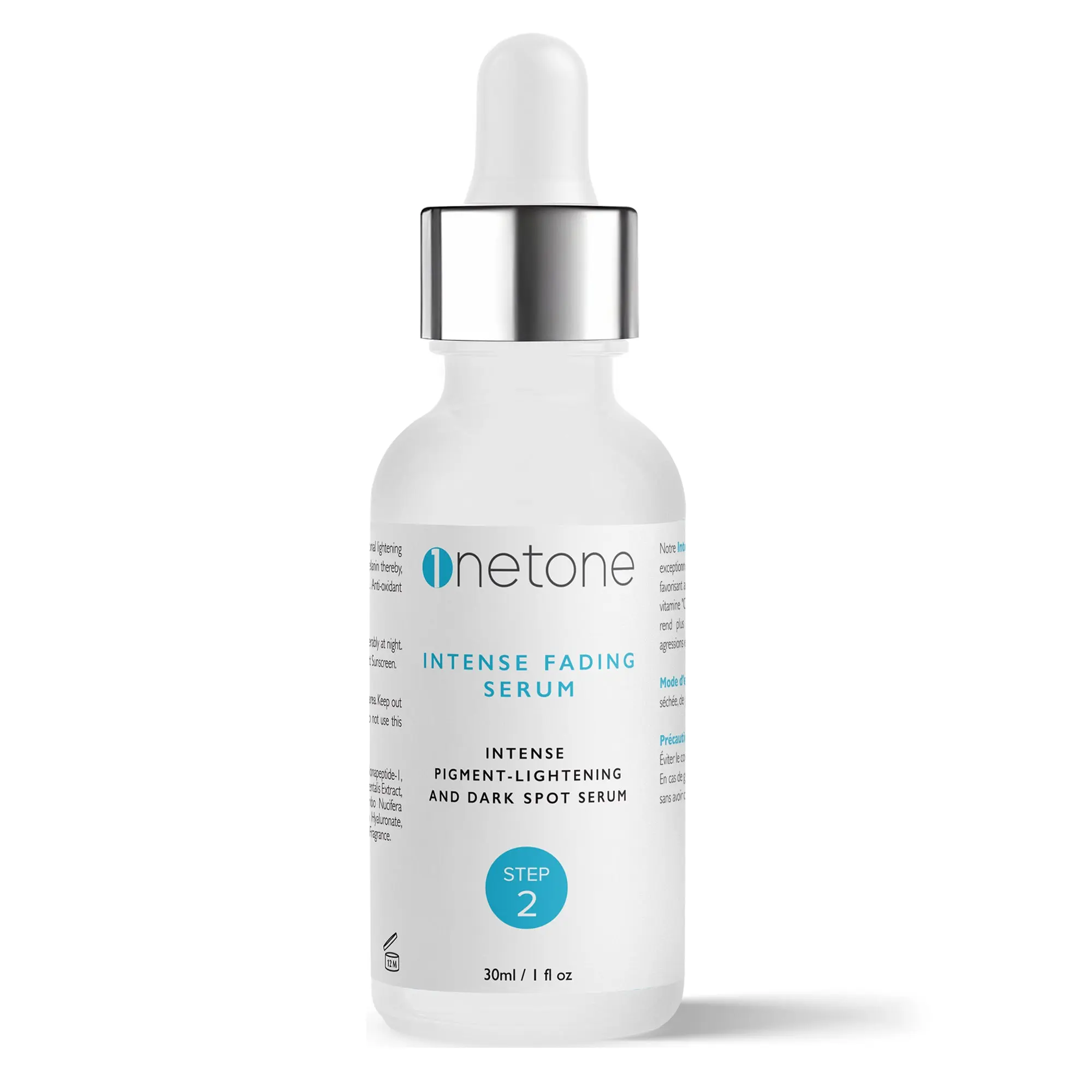 OMIC OneTone Intense Fading Serum - 30ml Brightening Solution, Lightening, Mild Scented, Antioxidants-Infused, Vitamin C Rich Dark Spot Corrector