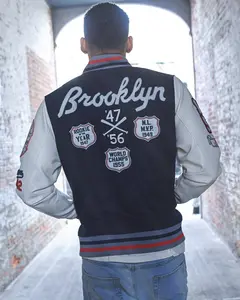 J. Robinson Brooklyn Blue Varsity Jacket
