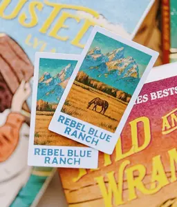 Rebel Blue Ranch Polaroid Sticker