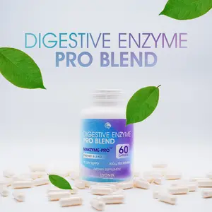 Lyonix Digestive Enzyme Pro Blend Maxyme-Pro Enzyme Blend 60 Capsules for Daily Digestion Support Essential Digestion Support US