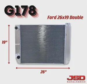 G178 Aluminum Universal Radiator Ford 26x19 Double