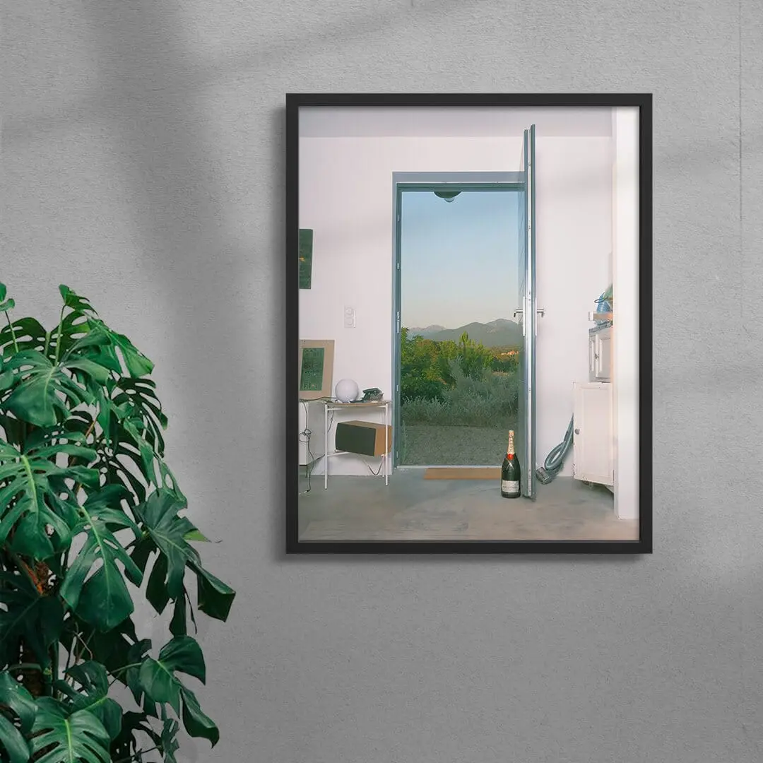 Open Door Mountain View Photography Wall Art Print Poster