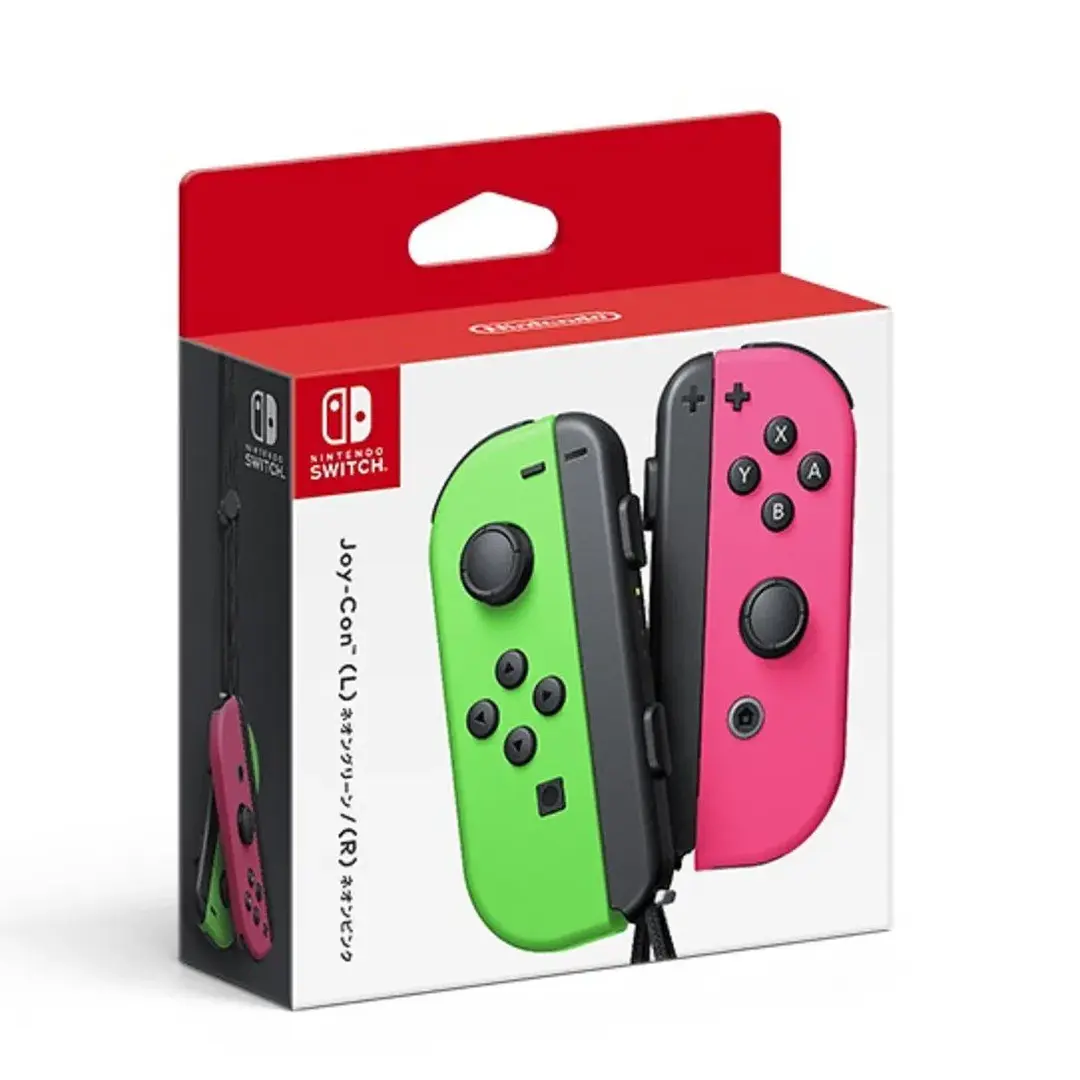 Nintendo Switch Joy-Con Controllers (Neon Green/Neon Pink) (Japan)