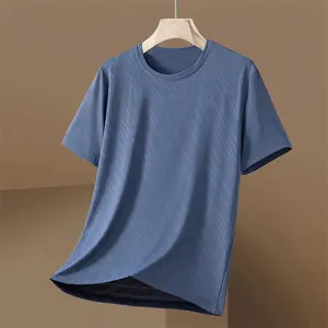 Men‘s Big Size Loose Fit Short Sleeve T-Shirt Summer Lightweight Crew Neck Casual Tee Oversized Soft Cotton Undershirt for Daily Wear