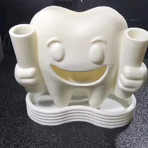 3D Printed Soporte - Unique Design with Two Cylindrical Slots for Versatile Use