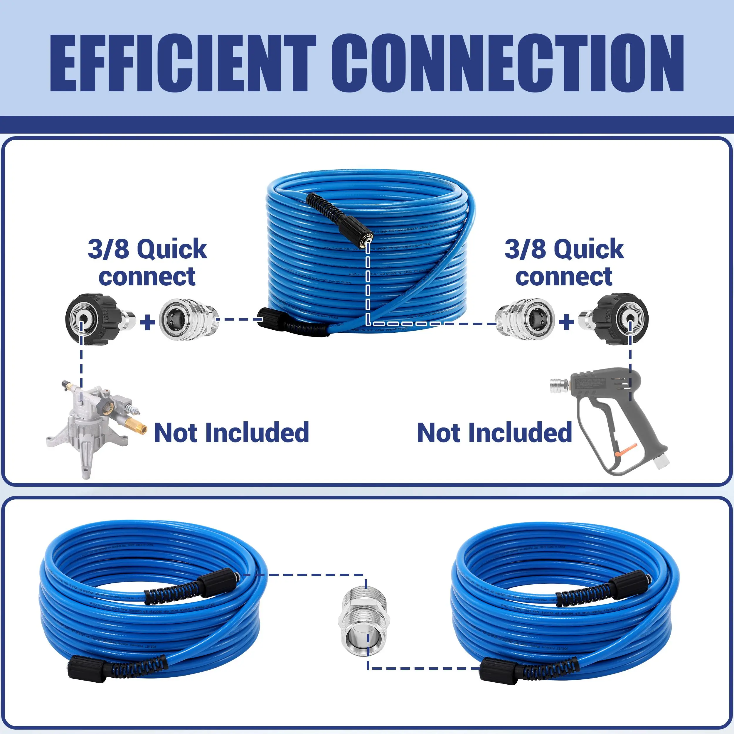 Need Pressure Washer! No Direct To Regular Hose!