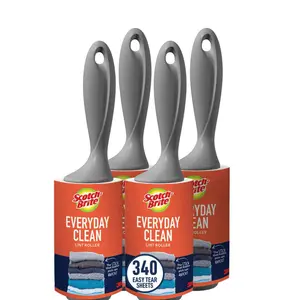 Lint Roller Club Pack, 4 Rollers/Pack, 85 Sheets/Roller