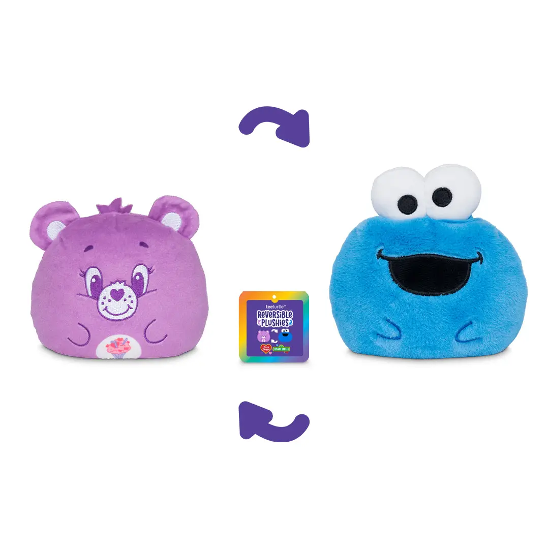 Share Bear & Cookie Monster 4" Reversible Plushie