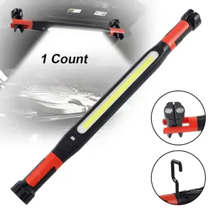 Magnetic Rechargeable 2000mah LED Work Light, 3 Lighting Modes, 360° Rotating High Lumen Flashlight, Super Bright Magnetic Emergency Lamp, Led Rechargeable Flashlights