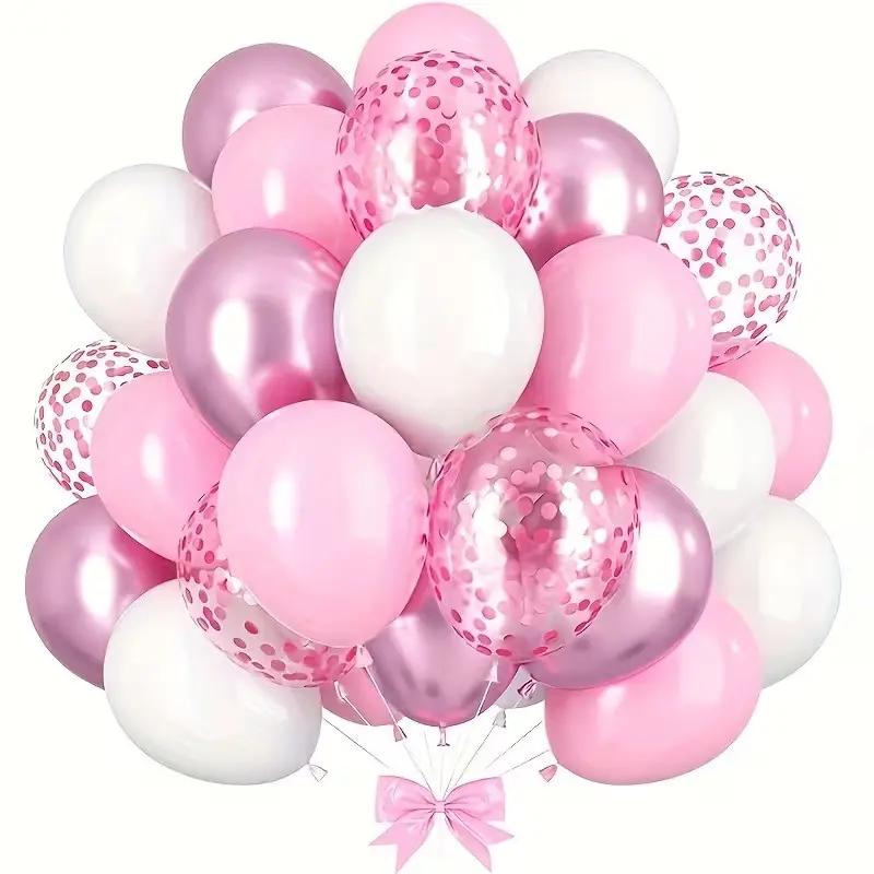 30-Piece Macaron Balloon Set, Metallic Confetti Balloons, Metallic Latex Balloons, Balloon Decorations, Perfect for Birthday Anniversary Wedding Graduation Party, Balloon Party Supplies