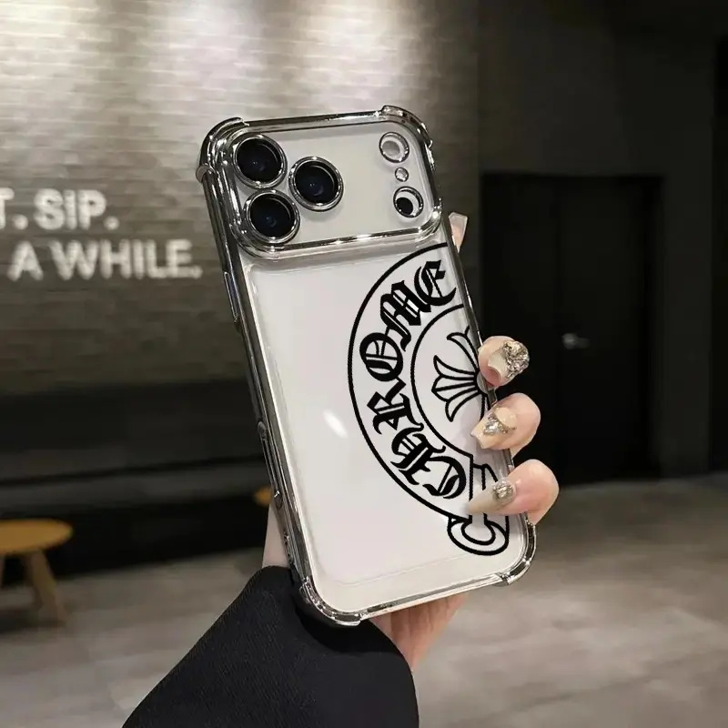 Streetwear Horseshoe Cross Pattern  Phone Case for iPhone 17 AIR 17 PRO 16 PRO 15 PRO MAX 14 PLUS 13 PRO 12 11 series (silicone softshell) airbag anti-drop and shockproofmobile phone protective case, Accessories, Smartphone