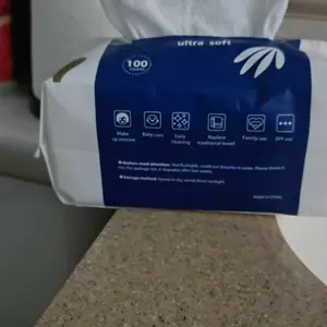 Ourmed Life Disposable Face Towels, Clean Facial Wash Cloth without Lint, Biodegradable Gentle Dry Wipes, Smooth Ultra Soft Tissue Skincare and Clear Makeup Remover Towels for Sensitive Skin (Unscented, 100/300/600 Count）Girlfriend Gift Basket