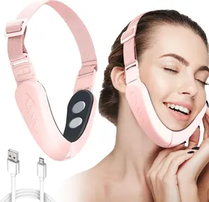V Face Double Chin Machine - 6 Modes 12 Intensity Levels  Lifting Firming for Tightening Skin Facial Massage for Women Comfortable Ergonomic Design USB Rechargeable