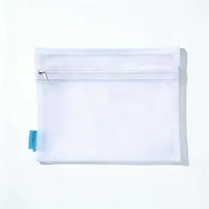 LUCKMEEY Women's Delicates Laundry Wash Bag - Clear Mesh with Zip Closure for Gentle Washing of Delicate Fabrics ldeal for Protection- Free Gift with Bra Purchase