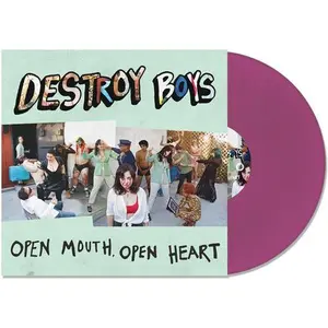 Open Mouth Open Heart - Purple - Destroy Boys - Record Album, Vinyl LP