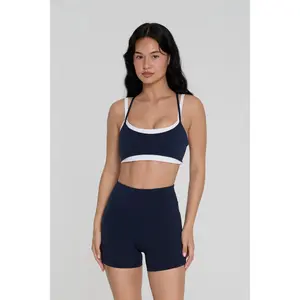 Layered Bra - Navy