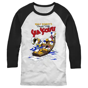 Men's Mickey & Friends Donald Duck Sea Scouts Baseball Tee
