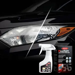 Car Headlight Refurbishing Repair Liquid, Car Lamp Crystal Coating Liquid, Yellowing-Free Fogging Cleaning Agent For Vehicle, Polishing Kit