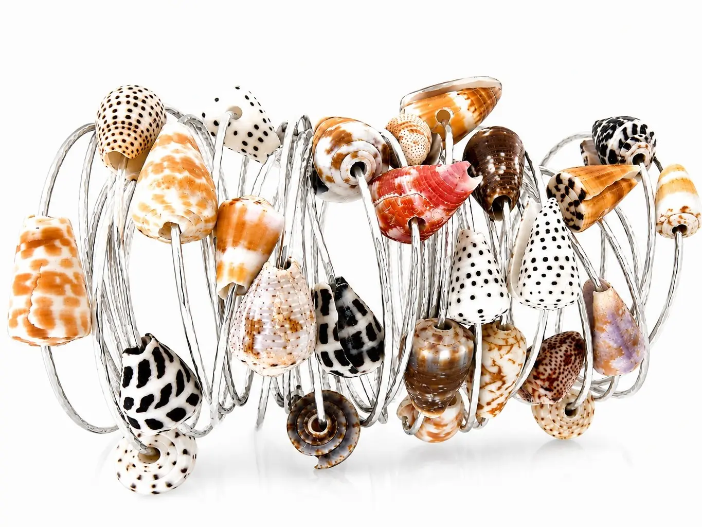 Shell Beach Bangle Bracelet