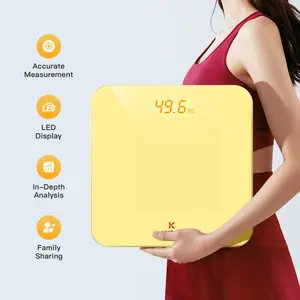 KAYO Smart Body Scale with App Sync, Bluetooth Weight Scale Body Composition Monitor Health Analyzer Body Fat Monitor and BMI Calculation Healthcare