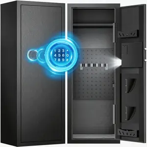ACTIGER 12-16 Digital Home Gun Safe Cabinet: Quick Access Security Box for Rifles and Pistols with Alarm & Reaction Lock - Large Easy Setup Storage for Home Office Closet - Ideal Security Gift for Men/Family,DIY,Organizer,summerwins