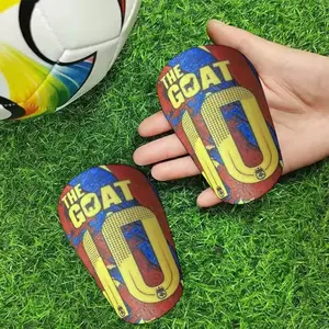 Mini Soccer Shin Guards, Thick Impact Protection, Comfortable Lightweight, Durable Cross Design, Ideal for Training and Matches, Football Accessories, Soccer Equipment, Soccer Gear
