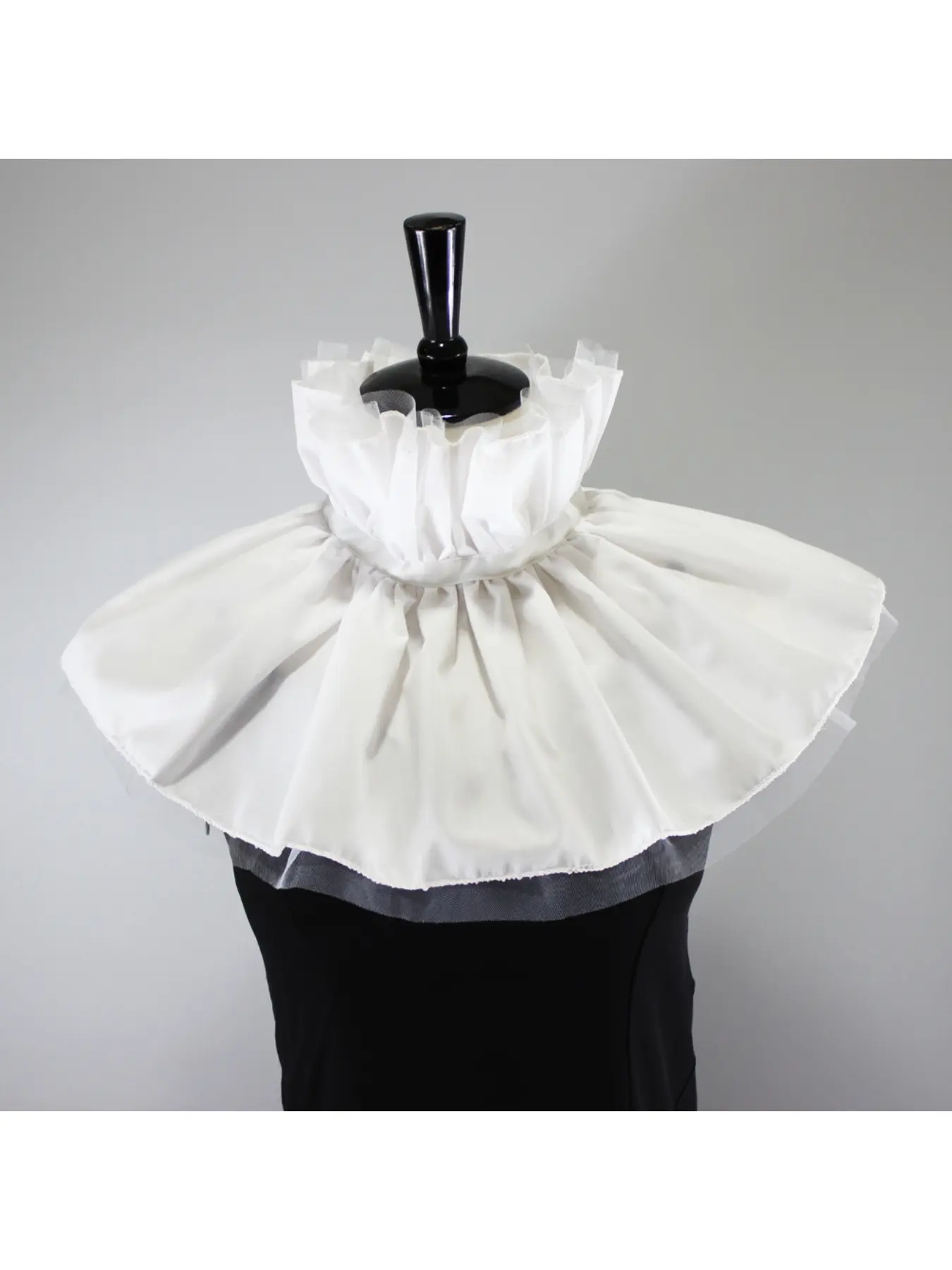 Summer Big Tent Clown Net Lace Ruff Collar Retro Exaggerated Detachable Collar Performance Frill Trim Tie