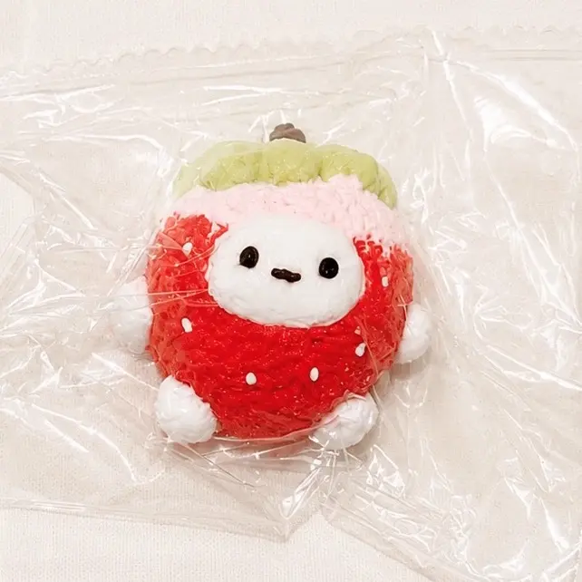 Taba Squishy Strawberry | Handmade Slow Rising Kawaii Strawberry Stress Relief Sensory Fidget Toy