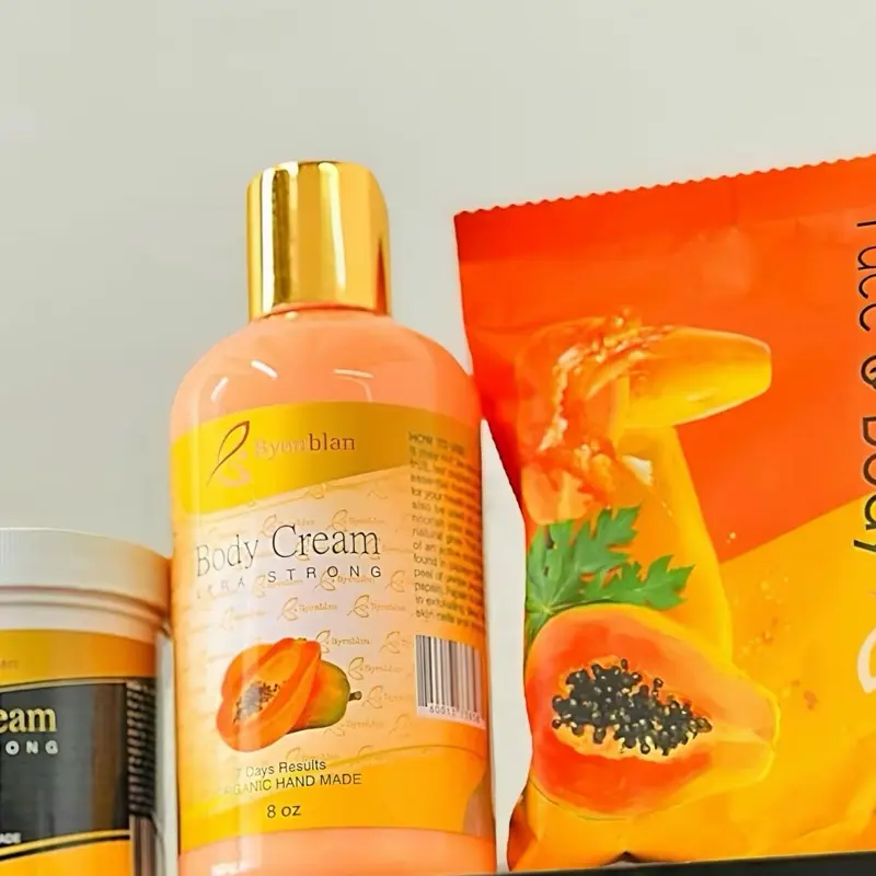 Byen blan papaya mini set body care cream cosmetics skin repair Byen blan papaya mini set body care cream cosmetics skin repair