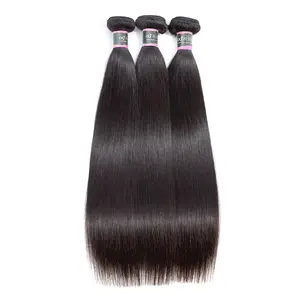 OQ HAIR Straight Hair Bundles Brazilian 100% Unprocessed Virgin Human Hair Straight Weave Bundles Deals