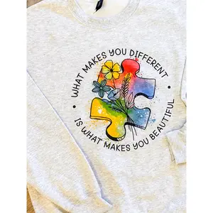 Autism Beautiful Different Graphic Top