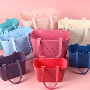 Beach Bag Large Capacity Waterproof Travel Tote With Hanging Ornament Suitable For Sports Beach Pool