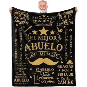 Soft Comfortable Funny Throw Blanket Festival Gifts For Elder Mom Dad Grandpa Grandma Idea Gifts Birthday Gifts Warm Throw Nap Blankets Gift Season