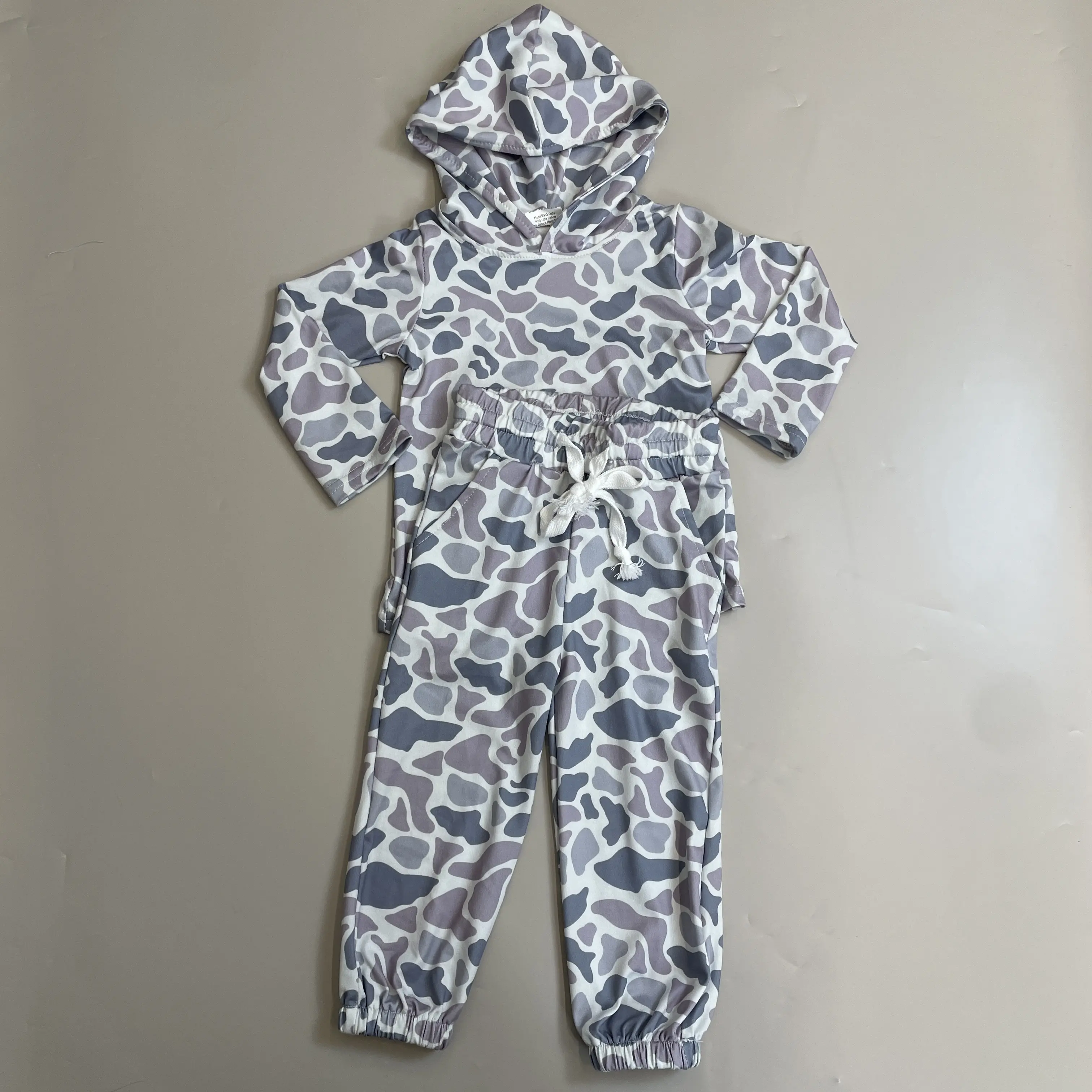 C Kids clothing toddler boy outfit  camo boy winter pants set camouflage clothes toddler hoodies set