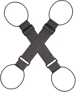 Travel Luggage Connector Straps 2-Pack: Securely Stack Bags for Easy Travel