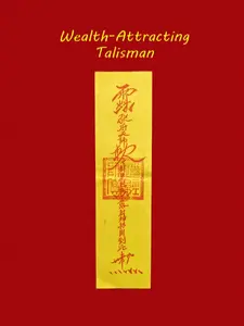 Wealth-Attracting Talisman | Boost Financial Luck | Enhance Fortune Energy | Taoism's Most Powerful Talisman | Taoist Master's Seal | Hand-Rubbed Imprint | Full of Magical Power, Amulets, Ornament