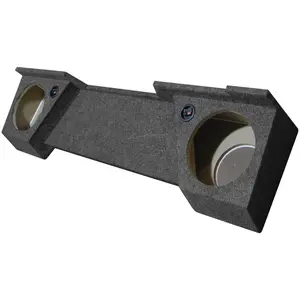 Qpower BQGMC102007HT 10 in. Dual GMC XCab 07-13 High Transmission Empty Woofer Box