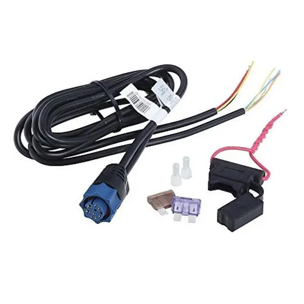 Lowrance PC-30-RS422 Power Cable - Wiring Harness for All HDS Units, Dual RS-422 Ports, 9.75"l x 2.75"w x 4.25"h Boating Water Sports Tech Accessory, Compatible With All Hds Units