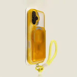 Transparent Jelly-Style Magnetic Phone Case — Compatible with iPhone 17 Air 16 15 14 13 12  Pro Max / Plus  translucent phone case，purse phone case，scratch-resistant protection，simple design